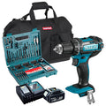 Makita DHP482Z 18V Combi Drill with 1 x 5.0Ah Battery + Charger + Accessories & Tool Bag